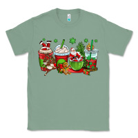 Sage christmas santa claus coffee cups Classic Tee - OliviaCreatesArt