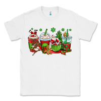 White christmas santa claus coffee cups Classic Tee - OliviaCreatesArt