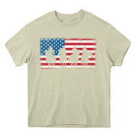 Mossy cowboy patriotic american flag 4th of july gift tee Heavy Core Tee - linhVisuals