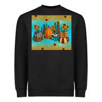 Black fall pumpkin tumbler Heavyweight Sweatshirt - RanaPortraitStore