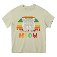 Mossy funny vintage raccoon meow raccoon lovers Heavy Core Tee - linhVisuals