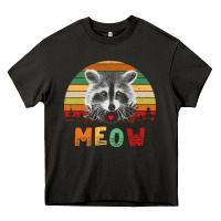 Asphalt funny vintage raccoon meow raccoon lovers Heavy Core Tee - linhVisuals