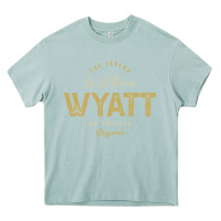 Arona The Legend Wyatt Funny Personalized Name Heavy Core Tee - linhVisuals
