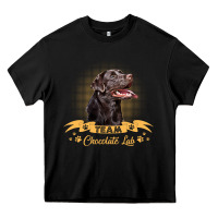 Black labrador retriever team chocolate lab funny Heavy Core Tee - linhVisuals
