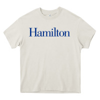 Cream Hamilto College Heavy Core Tee - linhVisuals