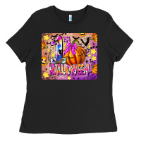 Black 1st Halloween Ladies Tee - CowhideDigitalArt
