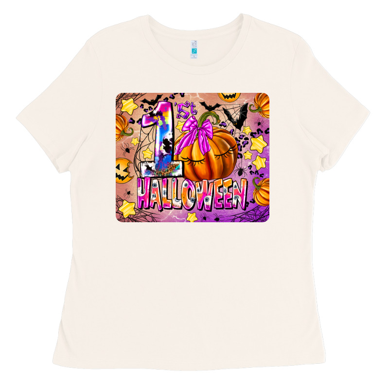 1st Halloween Ladies Tee by CowhideDigitalArt | Teevron
