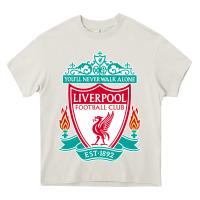 Cream the-liverpool-pen Heavy Core Tee - linhVisuals