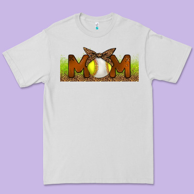 Baseball And Softball Mom Libbey Glass Premium Tee Designed By Bundleandbundleshop