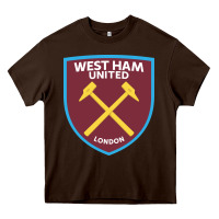 Chocolate Brown the-west-ham-united-f.c.-pen Heavy Core Tee - linhVisuals