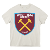 Cream the-west-ham-united-f.c.-pen Heavy Core Tee - linhVisuals