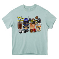 Arona Police Coffee Cups Heavy Core Tee - FaDigitalArtStudio
