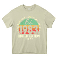 Mossy est. 1983 vintage 1983 limited edition 39th birthday retro pullover ho Heavy Core Tee - linhVisuals