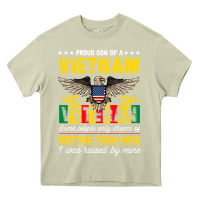 Mossy proud vietnam veteran son gifts raised by my hero veteran day Heavy Core Tee - linhVisuals