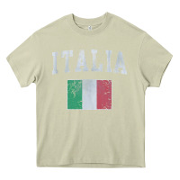 Mossy vintage italia italian flag italy italiano Heavy Core Tee - linhVisuals