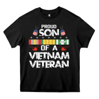 Black proud son of a vietnam veteran father's day Heavy Core Tee - linhVisuals