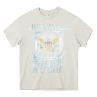 Cream virgin islands virgin islander Heavy Core Tee - linhVisuals
