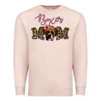 Pale Pink Boxer Mom Premium Sweatshirt - Jasminsmagicworld