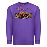 Purple Boxer Mom Premium Sweatshirt - Jasminsmagicworld