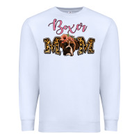 White Boxer Mom Premium Sweatshirt - Jasminsmagicworld