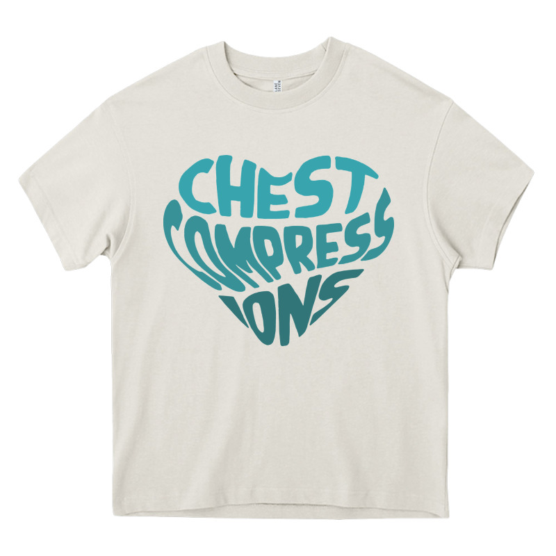 Doctor Mike Merch Chest Compressions Heavy Core Tee by linhVisuals | Teevron