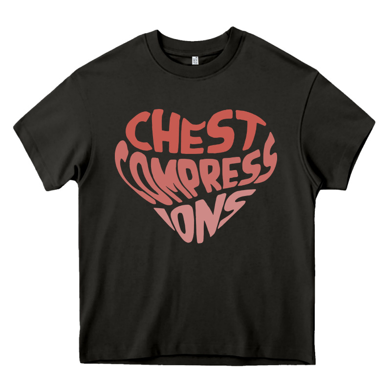 Doctor Mike Merch Chest Compressions Heavy Core Tee by linhVisuals | Teevron