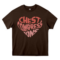 Chocolate Brown doctor mike merch chest compressions Heavy Core Tee - linhVisuals