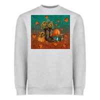 Heather Grey fall tumbler Heavyweight Sweatshirt - RanaPortraitStore
