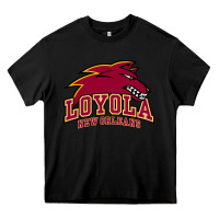 Black loyola college prep Heavy Core Tee - linhVisuals