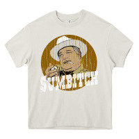 Cream sumbitch distressed Heavy Core Tee - linhVisuals