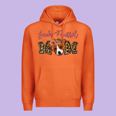 Jack Russel Mom Premium Hoodie Designed By Jasminsmagicworld