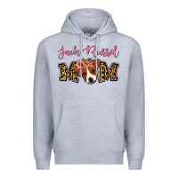 Heather Grey Jack Russel Mom Premium Hoodie - Jasminsmagicworld