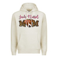 Oatmeal Heather Jack Russel Mom Premium Hoodie - Jasminsmagicworld