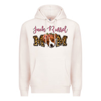Pale Pink Jack Russel Mom Premium Hoodie - Jasminsmagicworld
