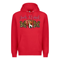 Red Jack Russel Mom Premium Hoodie - Jasminsmagicworld