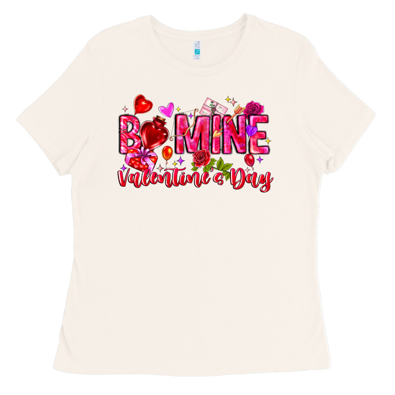 Be Mine Valentines Day Ladies Tee by CowhideDigitalArt | Teevron
