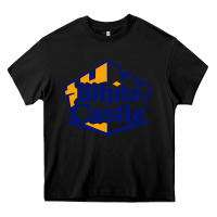 Black white castle high school Heavy Core Tee - linhVisuals