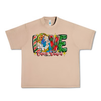 Burro Love Came Down Urban Heavy Tee - CowhideDigitalArt