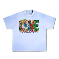 Grape Ice Love Came Down Urban Heavy Tee - CowhideDigitalArt