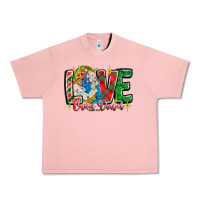 Salmon Love Came Down Urban Heavy Tee - CowhideDigitalArt