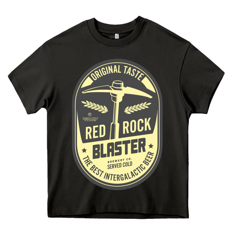 Deep Rock Galactic Red Rock Blaster Beer , Designer   T Shirt Heavy Core Tee by linhVisuals | Teevron