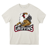 Cream grand rapids griffins Heavy Core Tee - linhVisuals