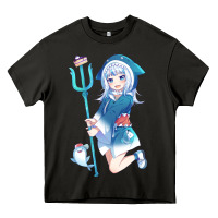 Asphalt Gawr Gura Heavy Core Tee - linhVisuals