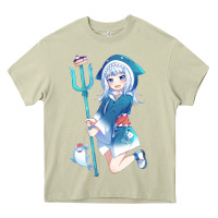 Mossy Gawr Gura Heavy Core Tee - linhVisuals