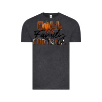Vintage Black Fall Family Football Vintage Tee - LillyAllenDesigns