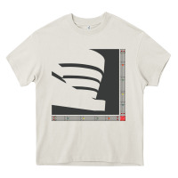 Cream frank lloyd wright design   frank lloyd wright Heavy Core Tee - linhVisuals