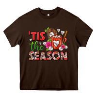 Chocolate Brown tis the season baseball coffee mug Heavy Core Tee - FaDigitalArtStudio