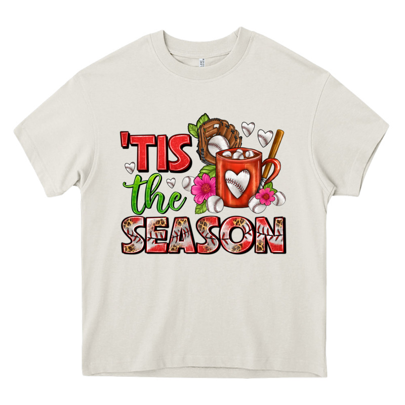 Tis The Season Baseball Coffee Mug Heavy Core Tee by FaDigitalArtStudio | Teevron