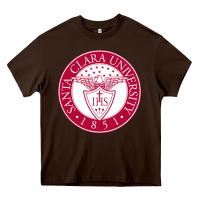 Chocolate Brown santa clara u Heavy Core Tee - linhVisuals