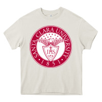 Cream santa clara u Heavy Core Tee - linhVisuals